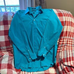 EUC MEN’s Stafford button down dress shirt, 16.5 by 34/35! Dark teal
